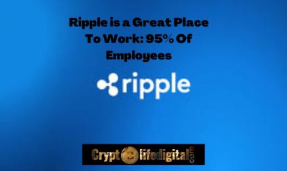 95% Of Employees Say Ripple Is A Great Place To Work, As It Plans To fill Vacancy