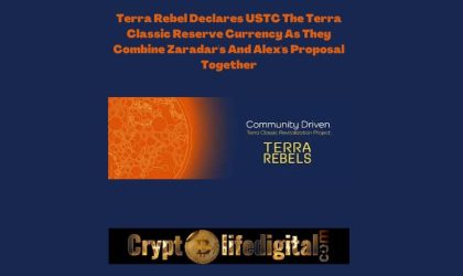 Terra Rebel Declares USTC The Terra Classic Reserve Currency As They Combine Zaradar’s And Alex’s Proposal Together