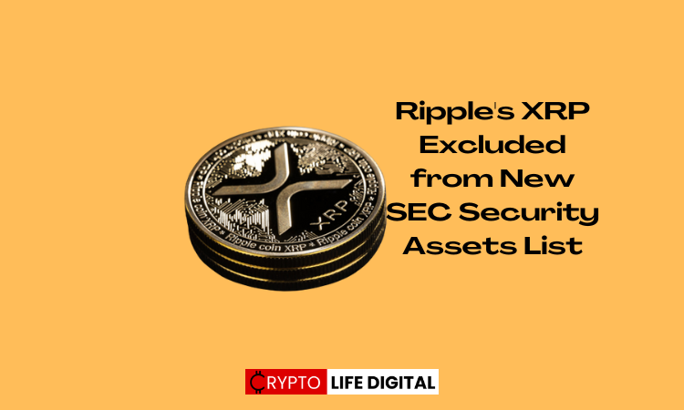 Ripple's XRP Excluded from New SEC Security Assets List
