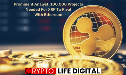 100.000 Projects Needed For XRP Ecosystem To Rival With Ethereum Says Crypto Prominent Analyst